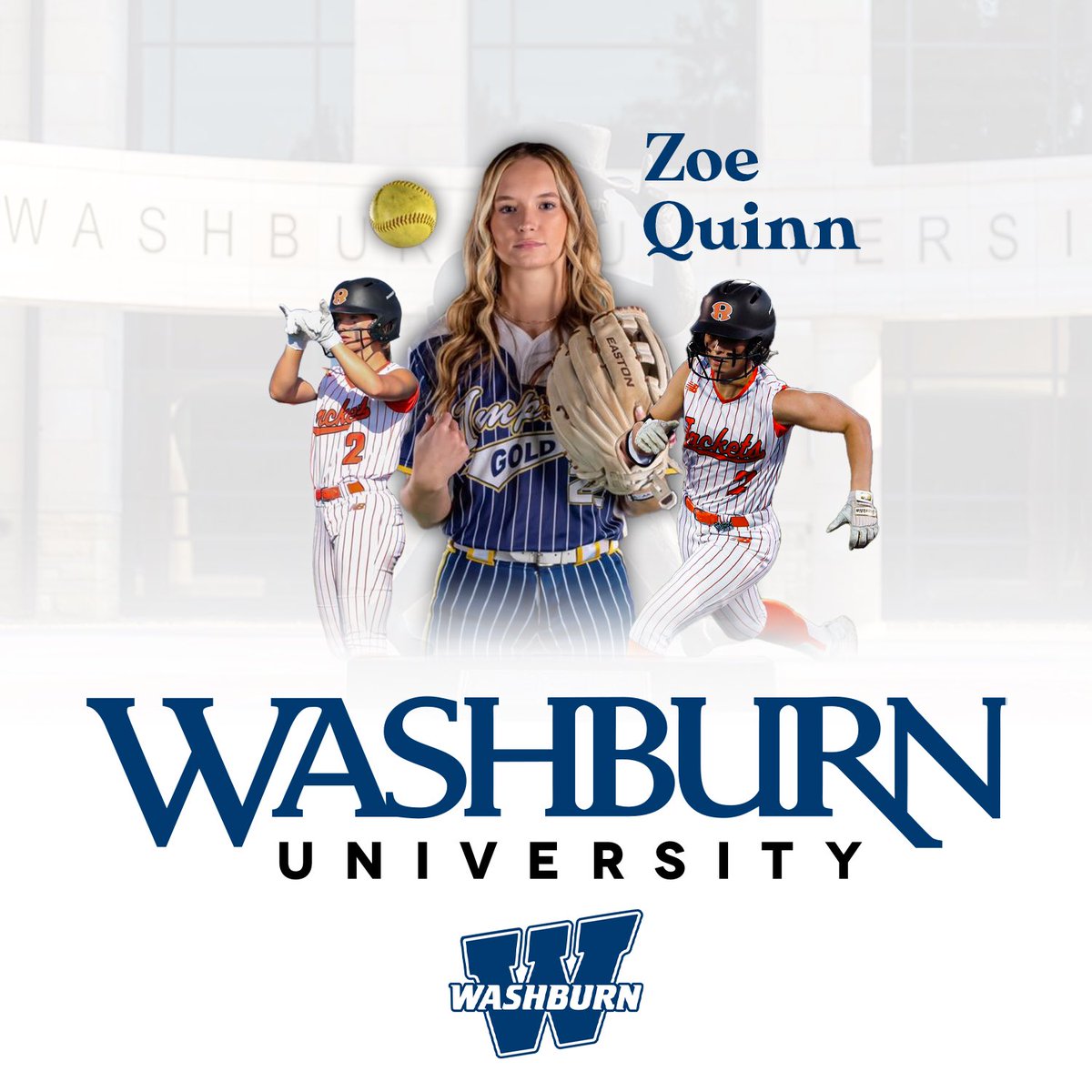 Zoe Quinn (@zoe_quinn2023) on Twitter photo Iβm happy to announce that I will be continuing my academic and athletic career at Washburn University. I want to thank my family, and past and present coaches for everything you have done to get me here!π€π <a href="/IchabodSB/">Washburn Softball</a> @18uImpactRod <a href="/RHSJacketSB/">Rockwall Lady Jacket Softball</a> Iβm happy to announce that I will be continuing my academic and athletic career at Washburn University. I want to thank my family, and past and present coaches for everything you have done to get me here!π€π <a href="/IchabodSB/">Washburn Softball</a> @18uImpactRod <a href="/RHSJacketSB/">Rockwall Lady Jacket Softball</a>