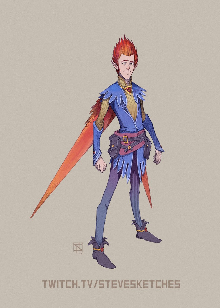 SteveSketches1's tweet photo. Lord Hollisher Quinifera Eryngia. "Holly" for short. My second character for the #dnd game my wife is running. A spoiled bachelor visiting the university on the behalf of his brother, the Duke of Quinifera. A courtly call turns weird, sweeping Holly into a mystery of dire import. https://t.co/QtfCjdzdjP