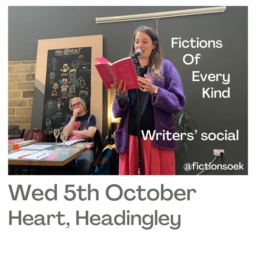 FictionsOfEveryKind (@fictionsoek) on Twitter photo Coming up on 5th Oct (yes, we know it's AGES away) Fictions of Every Kind: Friends w/ invited reader @sarasherwood and our fab House Band. 7-9pm, <a href="/HeadingleyHEART/">HEART - Headingley Enterprise & Arts Centre</a>, sug. donation £3 (nobody turned away for lack of funds) fictionsofeverykind.wixsite.com/fictionsofever… Coming up on 5th Oct (yes, we know it's AGES away) Fictions of Every Kind: Friends w/ invited reader @sarasherwood and our fab House Band. 7-9pm, <a href="/HeadingleyHEART/">HEART - Headingley Enterprise & Arts Centre</a>, sug. donation £3 (nobody turned away for lack of funds) fictionsofeverykind.wixsite.com/fictionsofever…