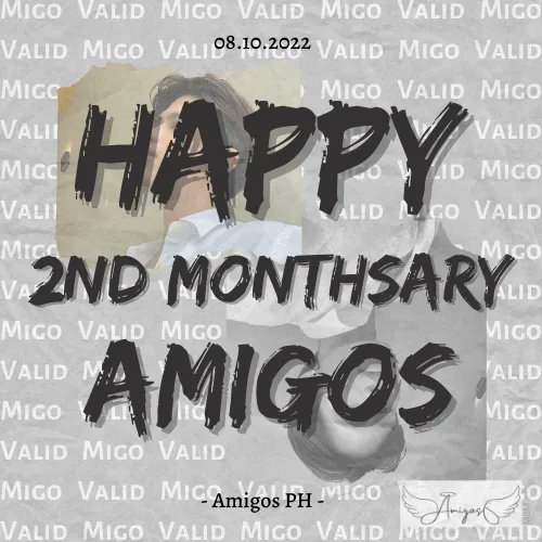 Ofc_AmigosPH's tweet photo. HAPPY 2ND MONTHSARY AMIGOS 🤍 Let's support Migo all the way hihi 🫶 Follow us here on twitter for more updates and ganaps regarding Migo and our Fandom 🤍 also follow Migo on all of his socmeds @MigoValid 🤍 Migo loves all of you, Amigos! 🤍 Stream Suong! 🫶#MigoValid https://t.co/ZsfHOa8JU0