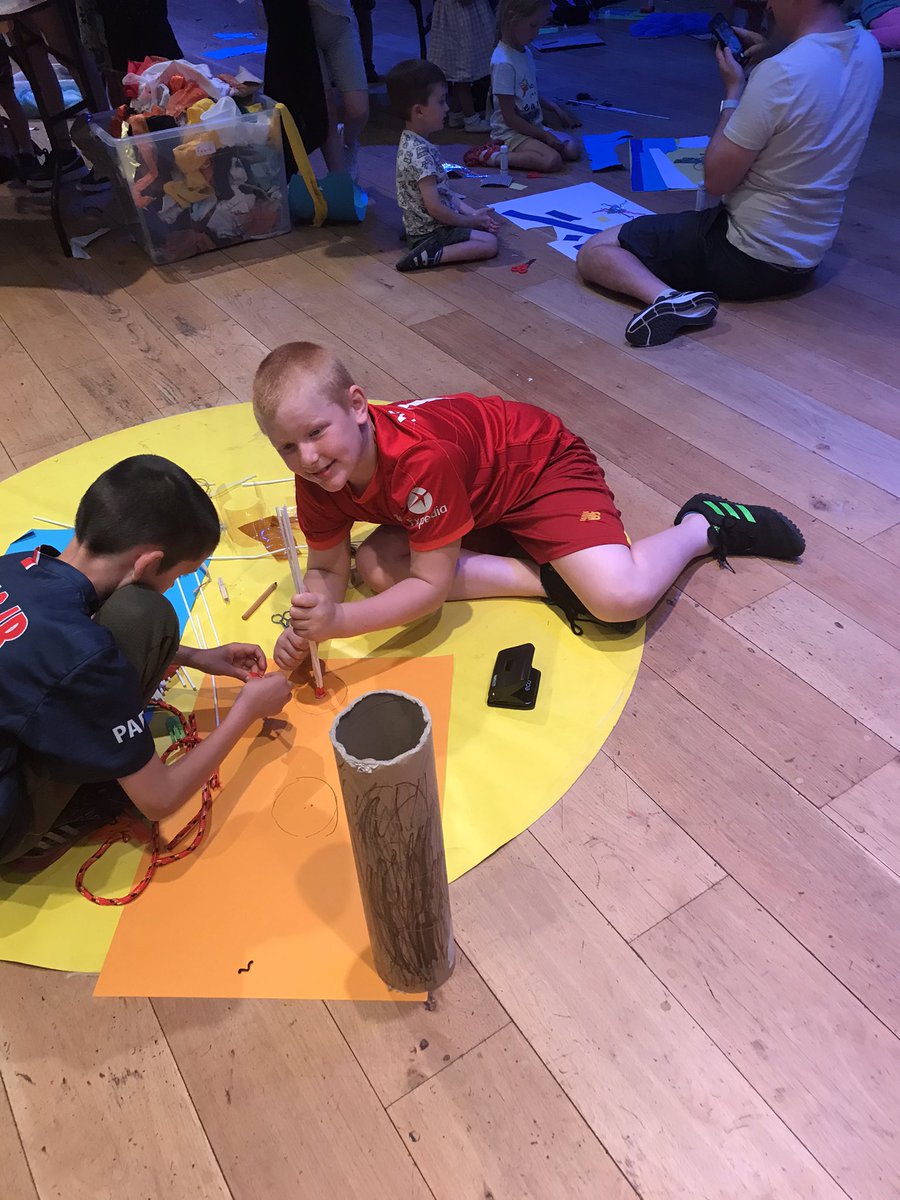 NottinghamCitz's tweet photo. Bravo @Nottm_Contemp! 13 adults &amp; 26 children joined week 2 of our Family Arts project with free @NCT_Buses travel. Lots of fun together &amp; new experiences @acsnottingham #ReducingBarriers #ExtendingOpportunities #ArtForAll #Community #Organising https://t.co/5hBSbZa7xo