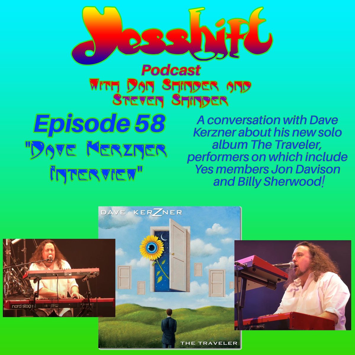 StevenShinder's tweet image. At 4pm PDT / 7pm EDT, tune in on Facebook.com/Yesshift for our live interview with Dave Kerzner! He has a new solo album titled The Traveler, and we’ll also talk a bit about Arc of Life and more! @davekerzner #DaveKerzner #ProgRock