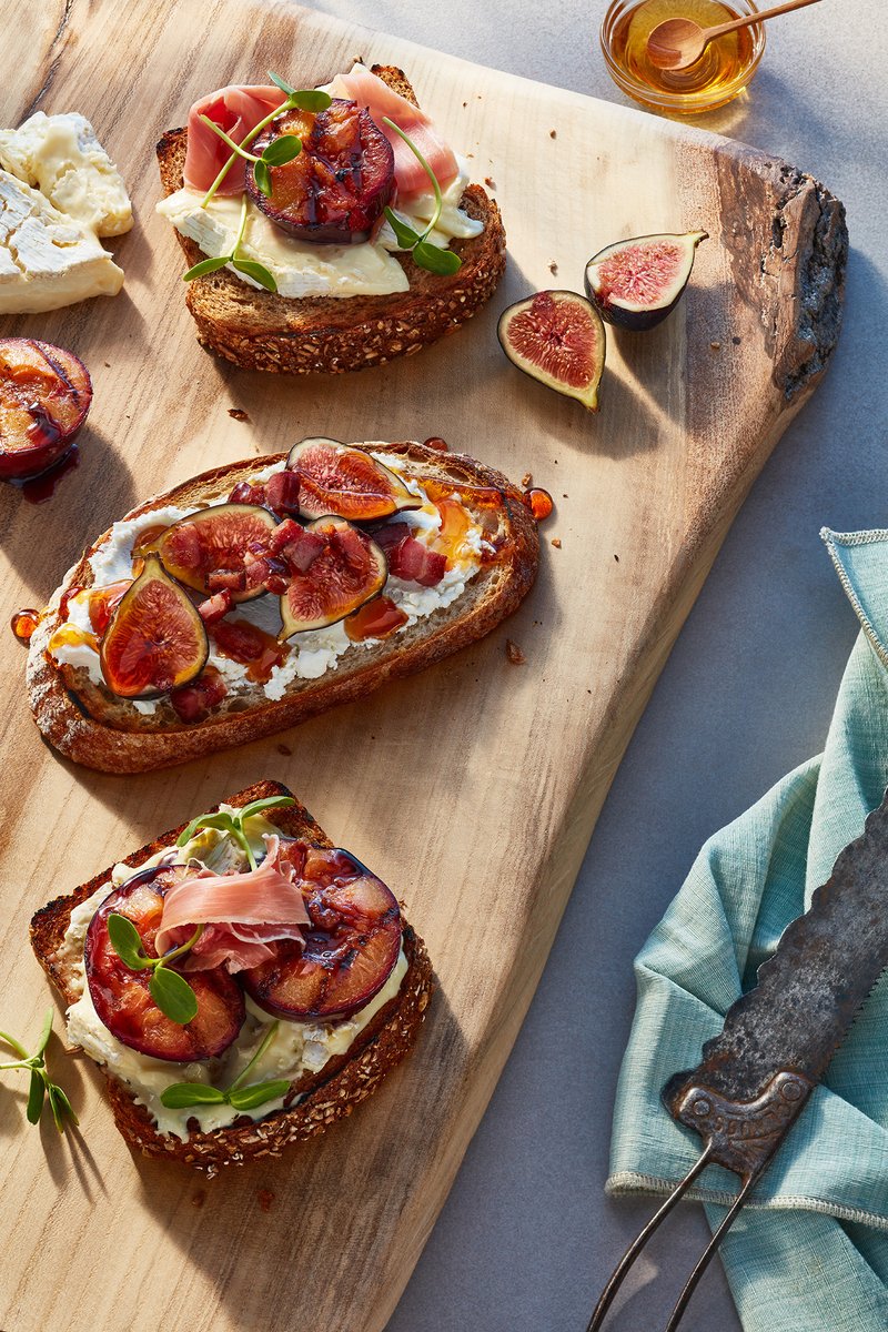 Fancy toast! There are so many delicious variations, what’s your favorite?
•
•
•
#sweetandsavory #fancytoast #fruit #cheese #figs #bacon #plums #summer #stonefruit #brunch #bread #sprouted #toast #foodphotography #foodphoto #foodphotographer #foodstyling #editorial