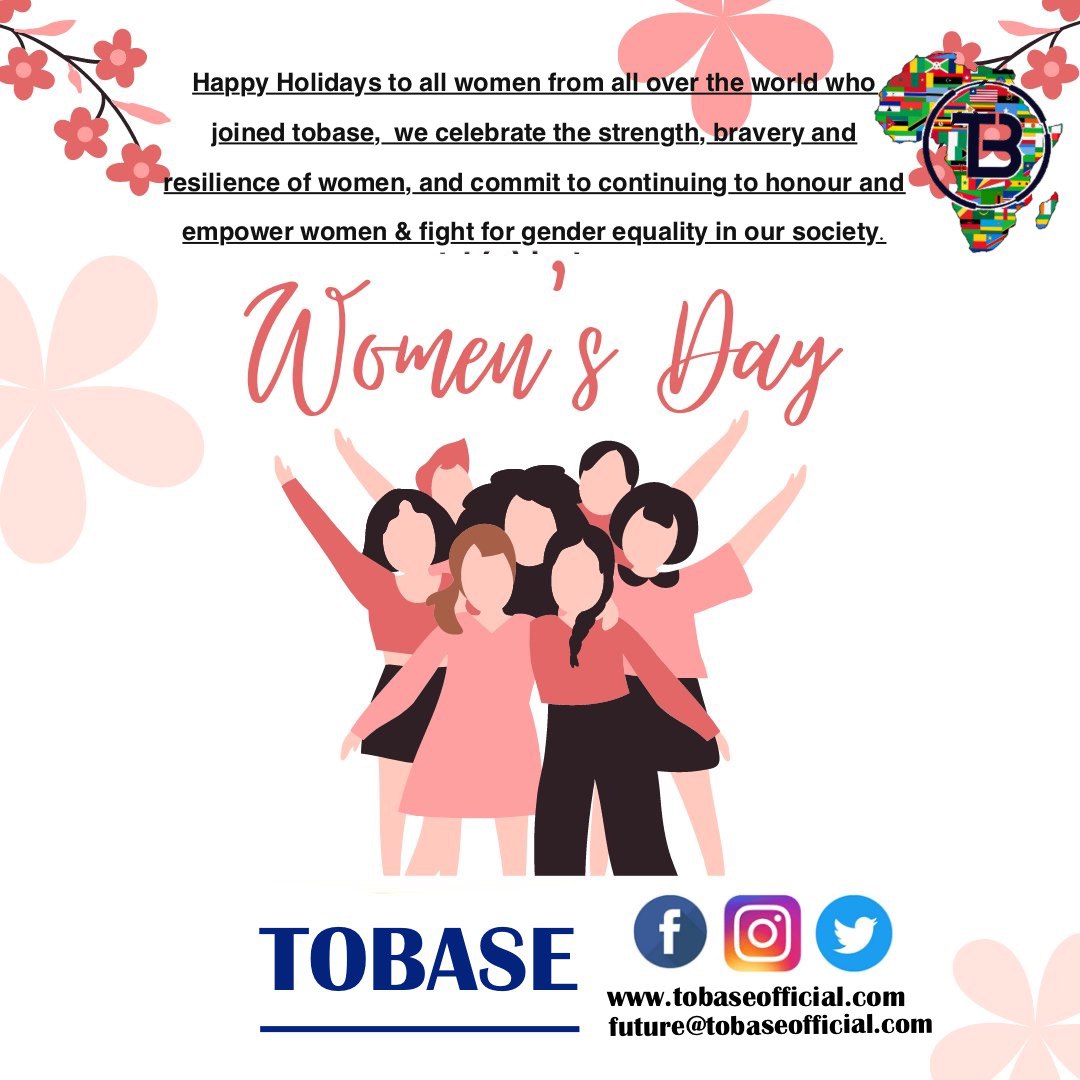 tobaseofficial's tweet image. Happy Holidays to all women from all over the world who joined tobase,  we celebrate the strength, bravery and resilience of women, and commit to continuing to honour and empower women &amp;amp; fight for gender equality in our society.
#tobase