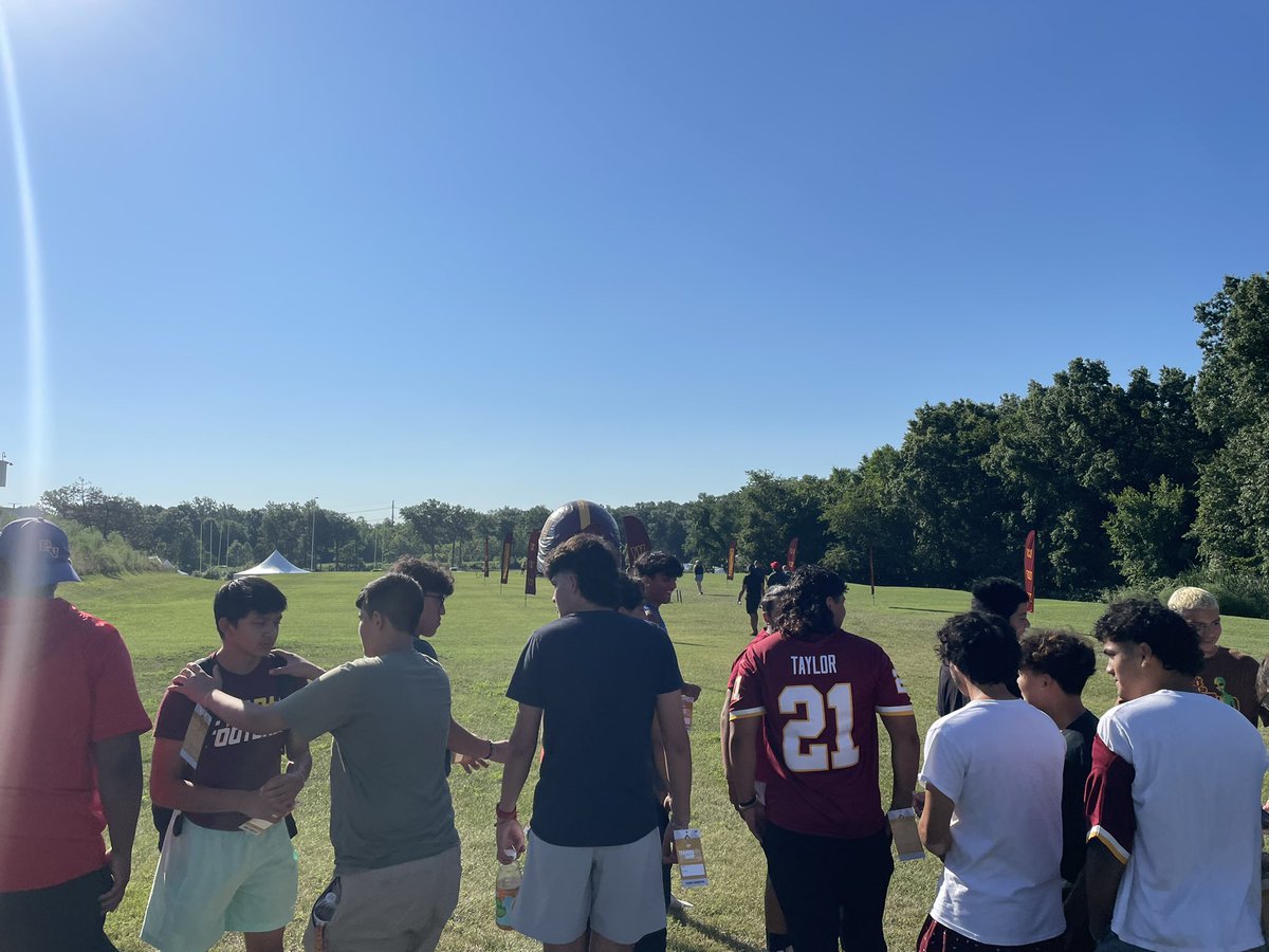 What a day for our team! Spent the day at the Washington Commanders practice! Our kids were super excited for this opportunity! Thank you!!