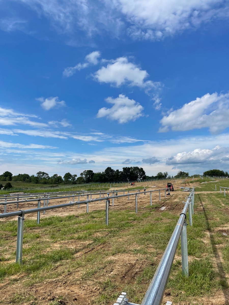 ampacity_llc's tweet image. It’s #TrackerTuesday at this picturesque project in Michigan, where RPCS was recently named the No. 2 contractor in the state! 

#TopSolar2022 #BuildingBrightfields
