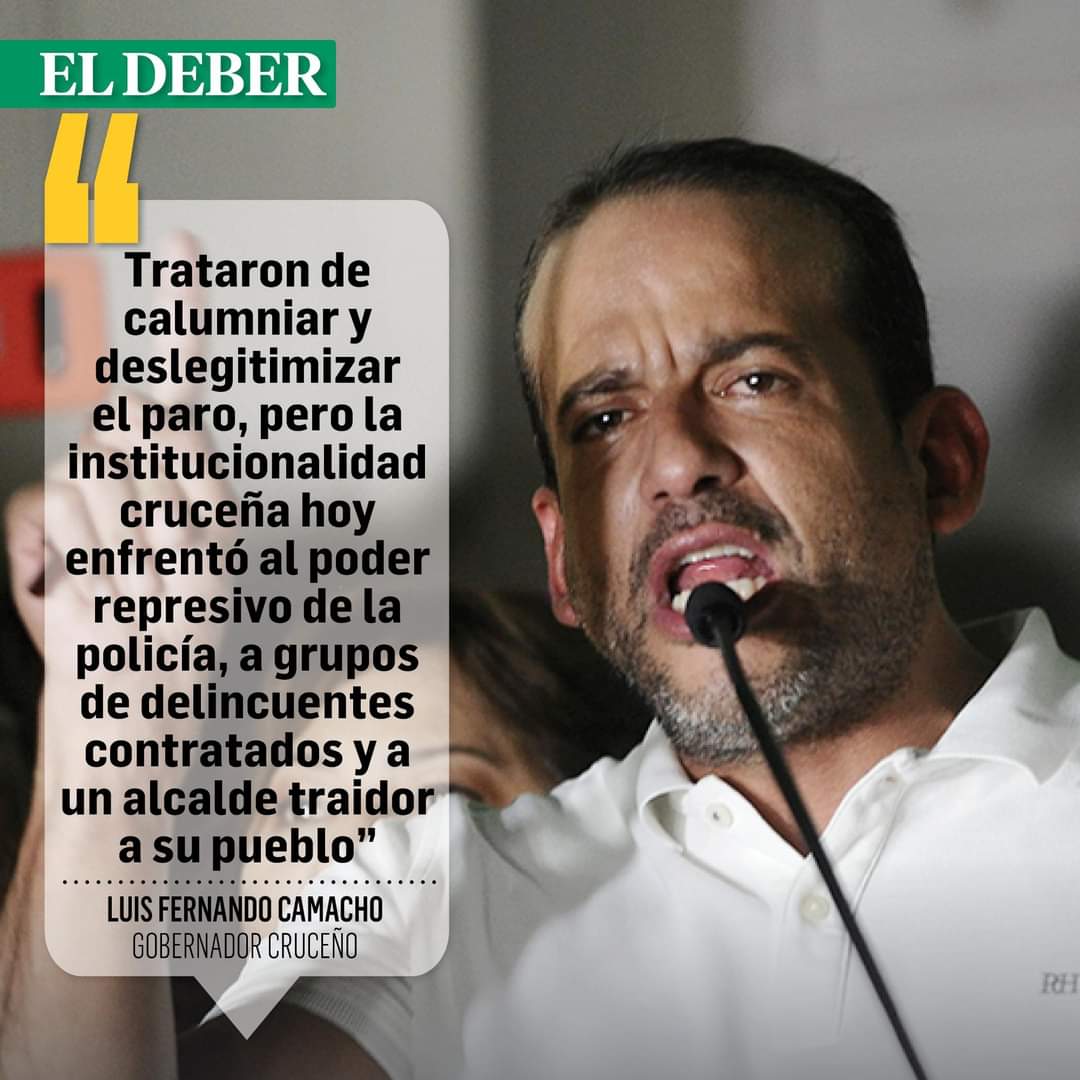 AlvaroRuizGarc9's tweet photo. Poder represivo es el que ejerce @LuisFerCamachoV atacando con grupos paramilitares a los que piensan distinto, obligando apoyo en sus redes, bloqueando a quienes buscan salir a trabajar para alimentar a sus familias y negociando con militares que terminó en cruentas masacres. https://t.co/Yt5pxb1WBi