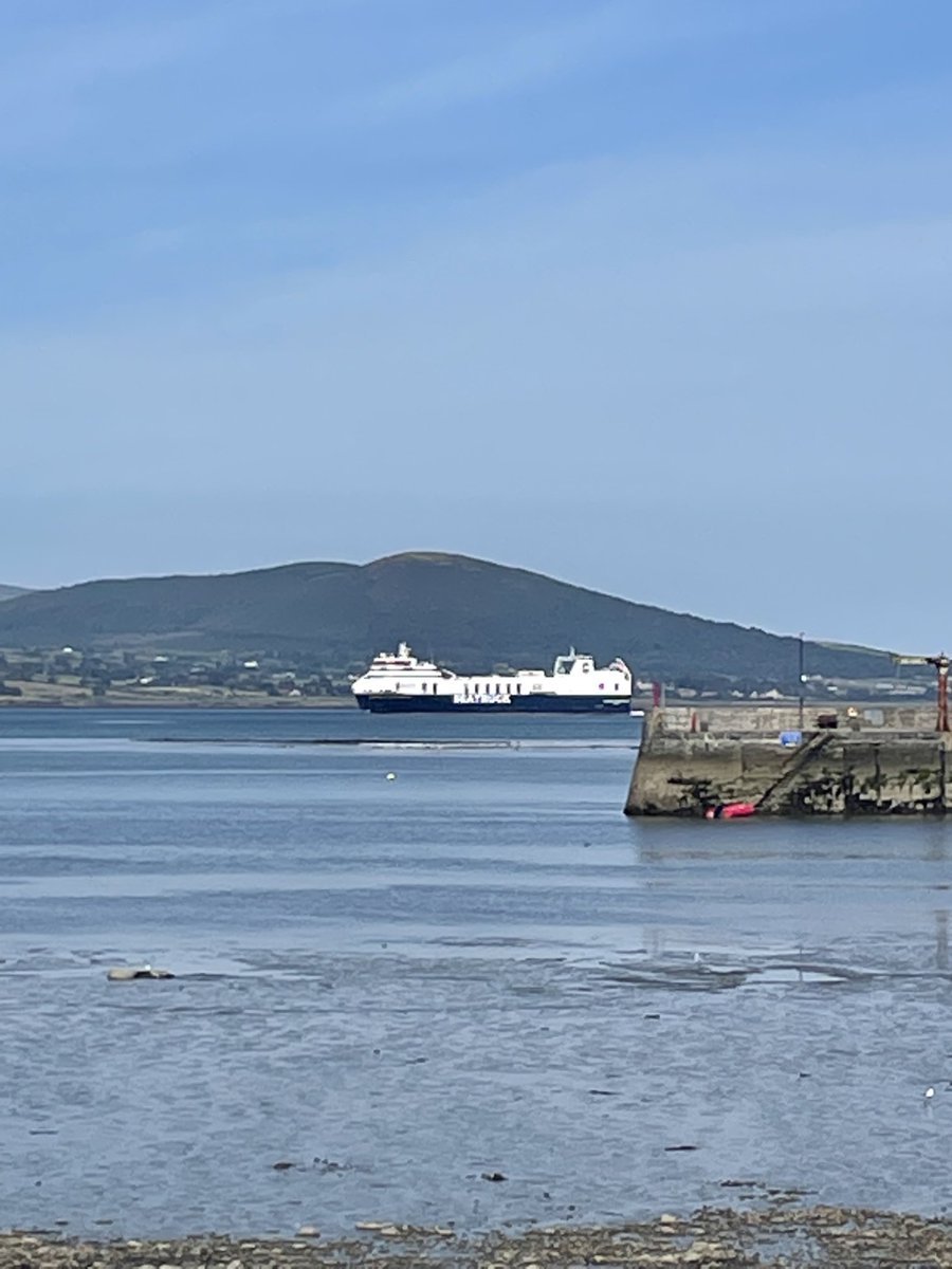 Sea truck making its way to Warrenpoint in beautiful sunshine #Carlingfordire#Warrenpoint port