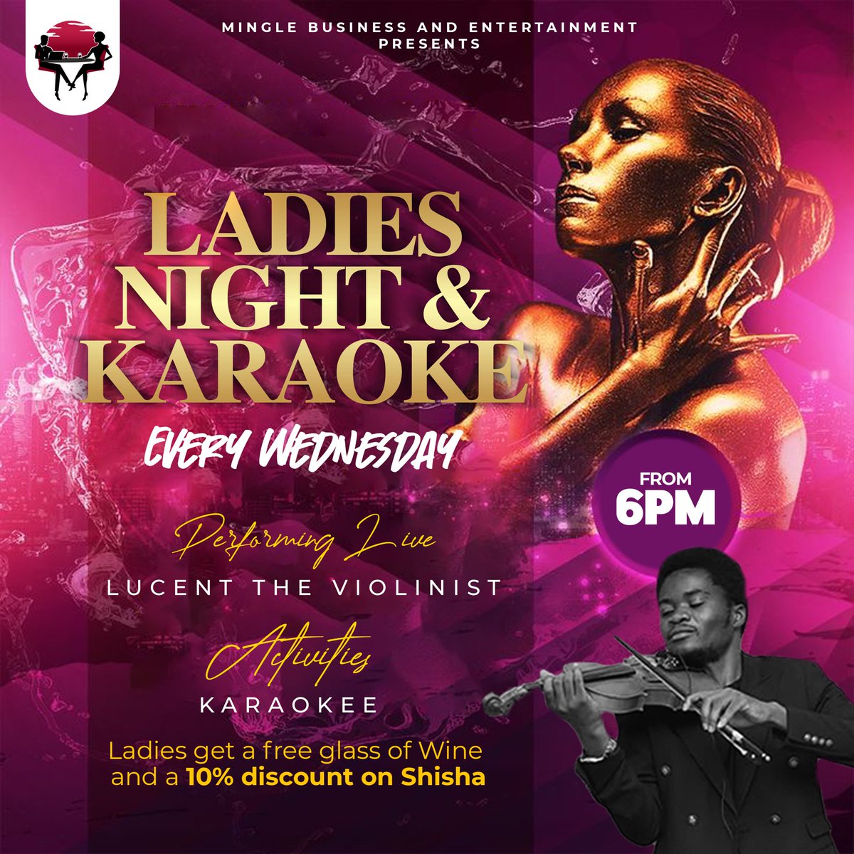 MingleMw's tweet photo. Ladies and Karaoke Lovers!! Tomorrow is the Night we bring you nothing but the best Midweek Entertainment!! #Malawi #enjoyment https://t.co/8Zuhl8TGxR