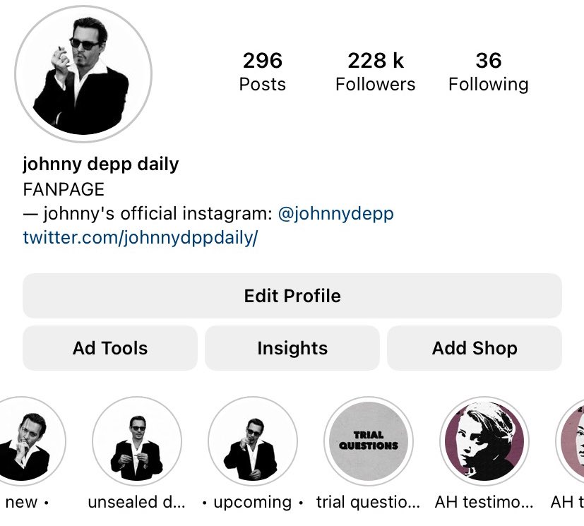 johnny depp daily tweet media