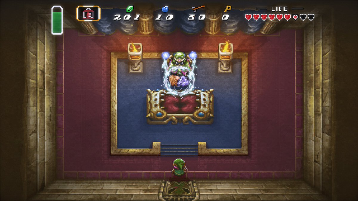 Orioto's tweet photo. Today's comparison, original game / my art
#alttp #zelda #agahnim #pixelart #neo16bit #SNES https://t.co/ktaiiqaYXu