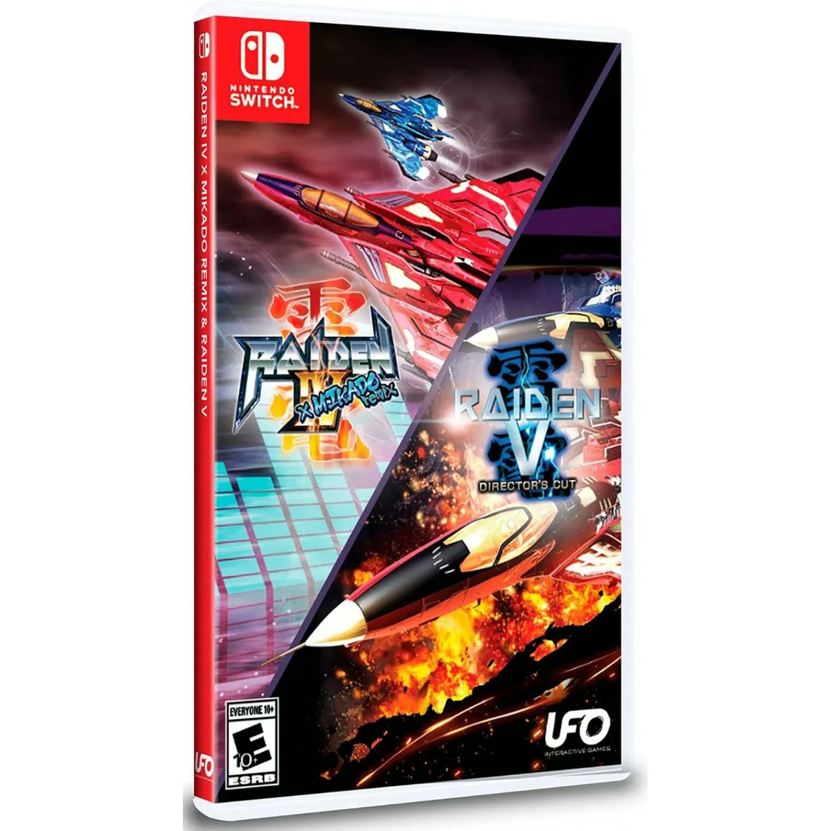 asianrungames's tweet photo. New pre-order in Asia - Raiden IV x Mikado Remix &amp; Raiden V: Director's Cut (English)
Nintendo Switch https://t.co/tfzSWCIOw4

#Raiden #RaidenIV #RaidenIVxMikadoRemix #RaidenV #RaidenVDirectorsCut #Shmup #NintendoSwitch @UFO_Interactive https://t.co/Wh0EABUzrB