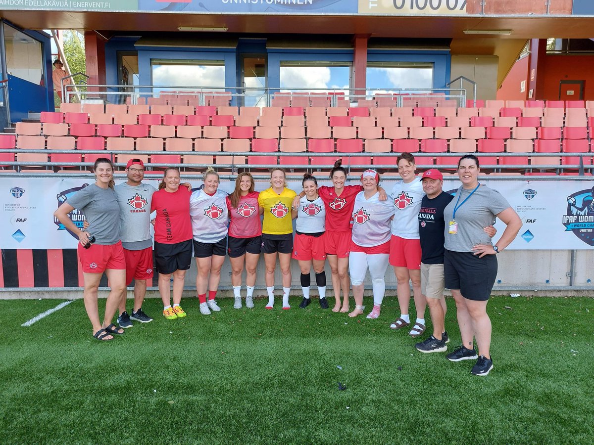 Over 10 graduates from the USask, 4 from the College of Kinesiology, were in Vantaa, Finland from July 28th to August 8th representing Team Canada at the 2022 World Women’s Football Championship. #usask <a href="/usask/">U of Saskatchewan</a> 

Full story: kinesiology.usask.ca/articles/2022/…