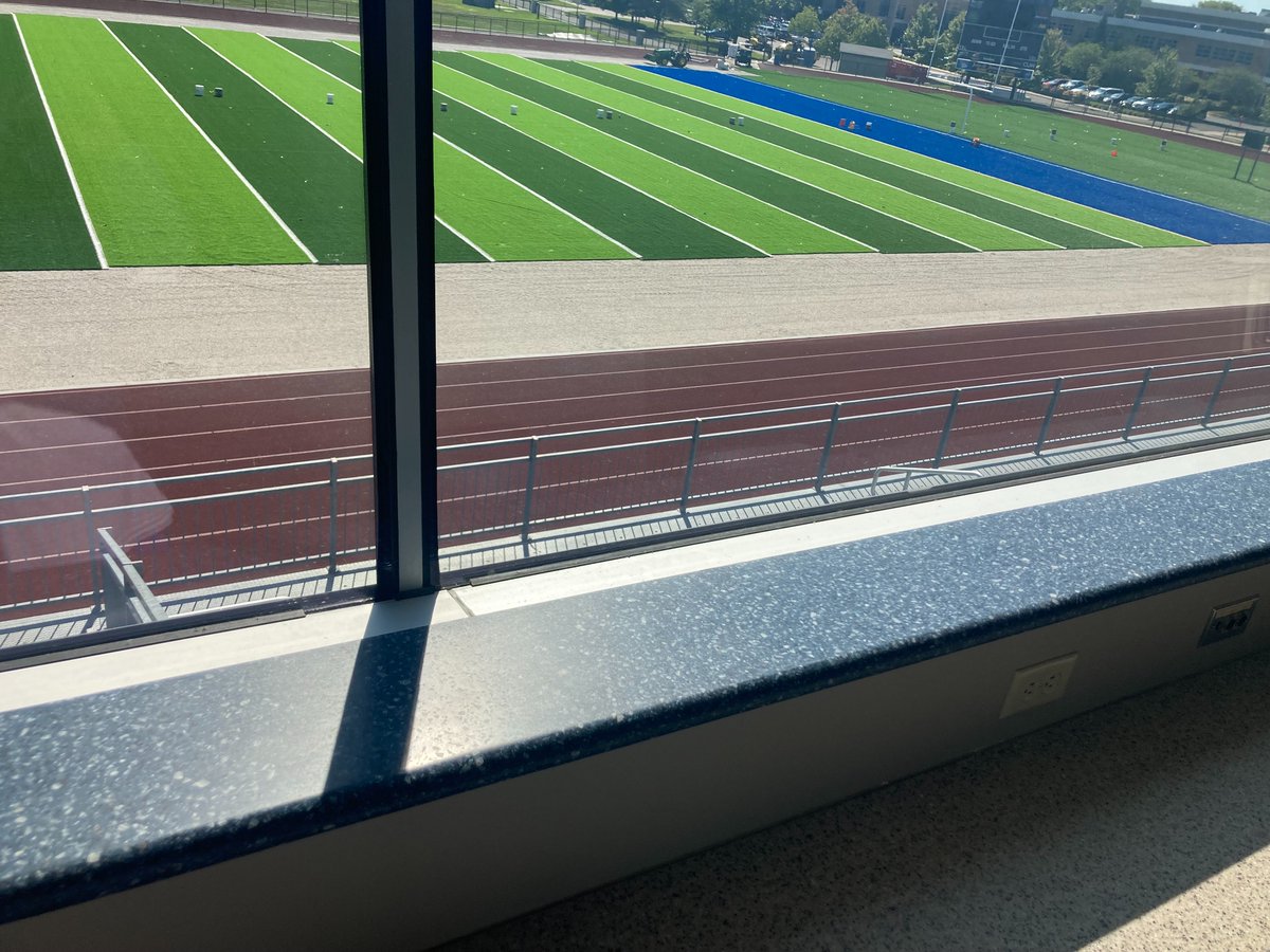 The new turf is coming in nicely! We can't wait to see the final touches! #P.R.I.D.E.