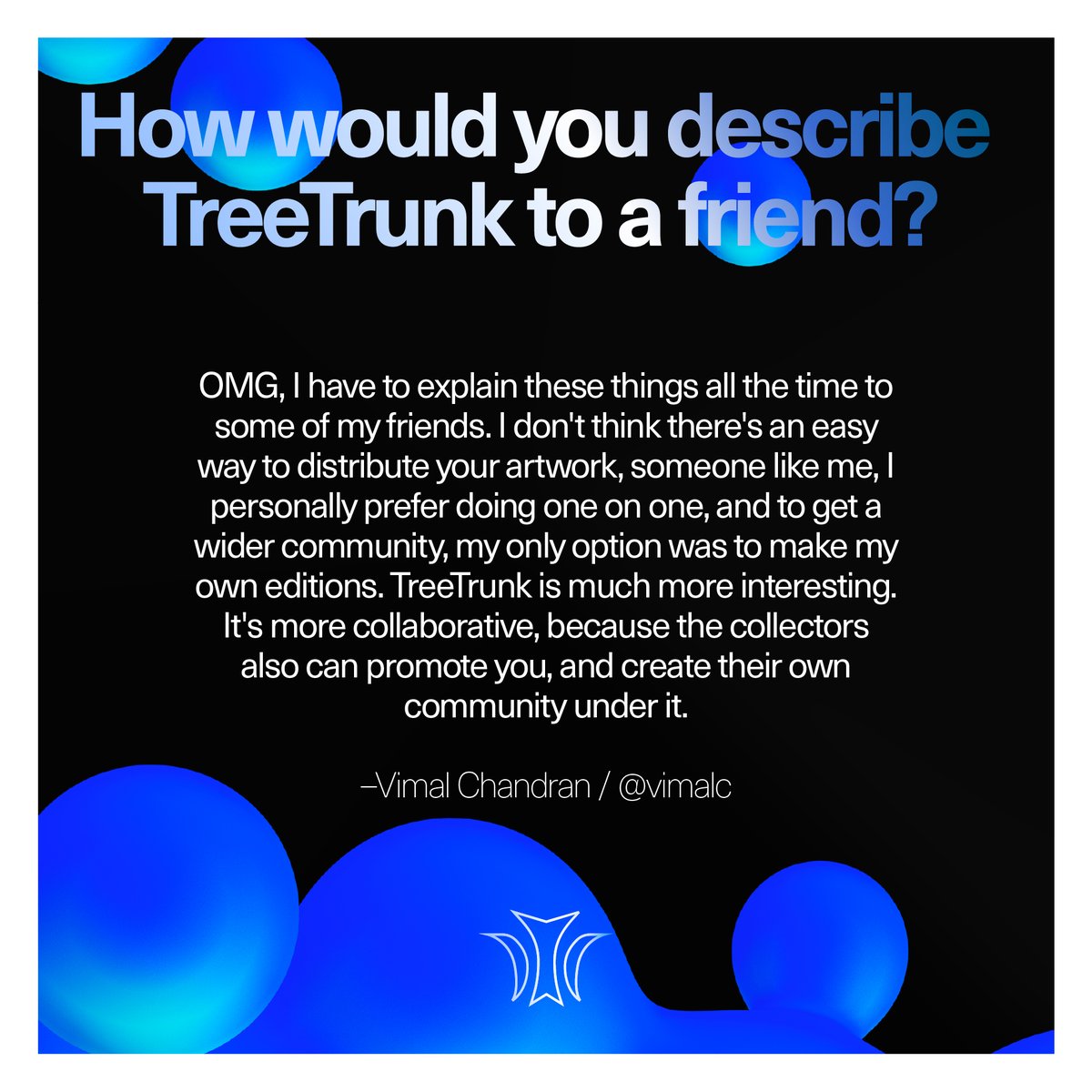 Create your own community with treetrunk.io

#nft #web3 #TreeTrunk #NFTartist #nftcollectors
