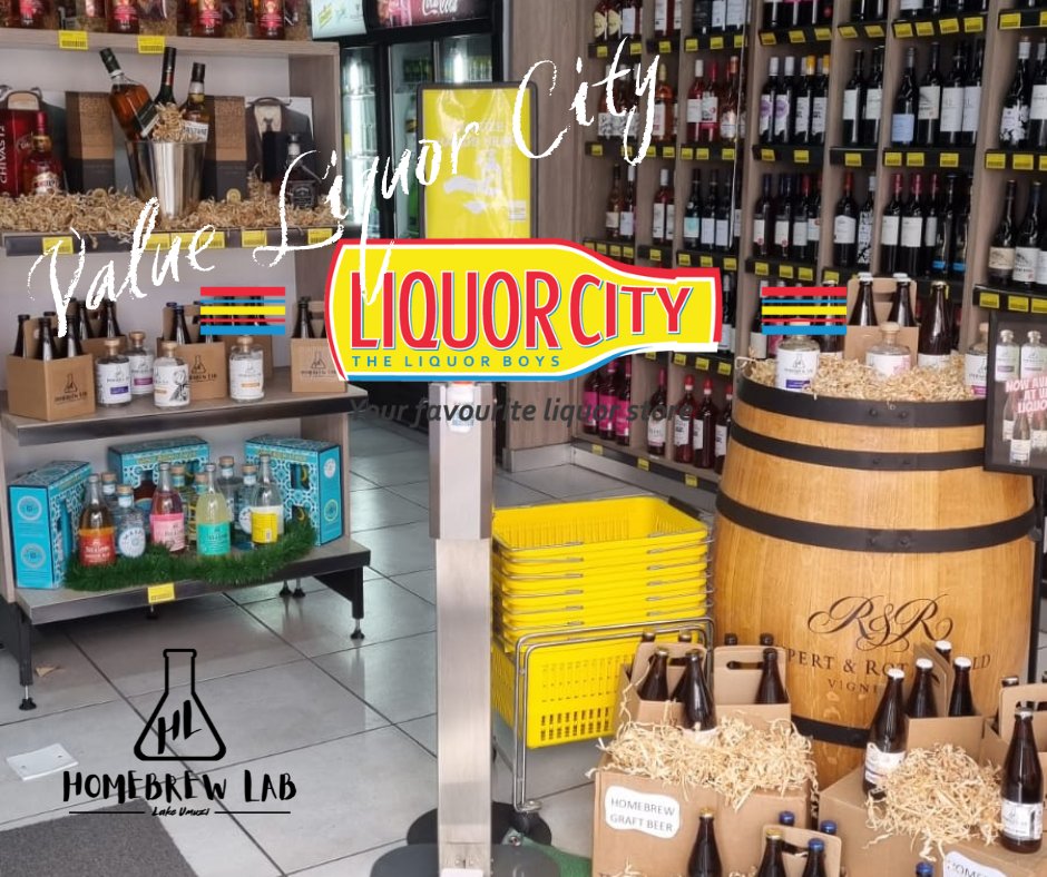 Liquor City Value is stocked up with all your favourite Homebrew Lab products - including the popular Atomic Ale. Why wait - stock up for the weekend 😁👌

#atomicale #280Kelvin #darkmatter #x-ray #tripplebond #chainreaction #floralfusion #alphalondon #purplelime #amberenergy