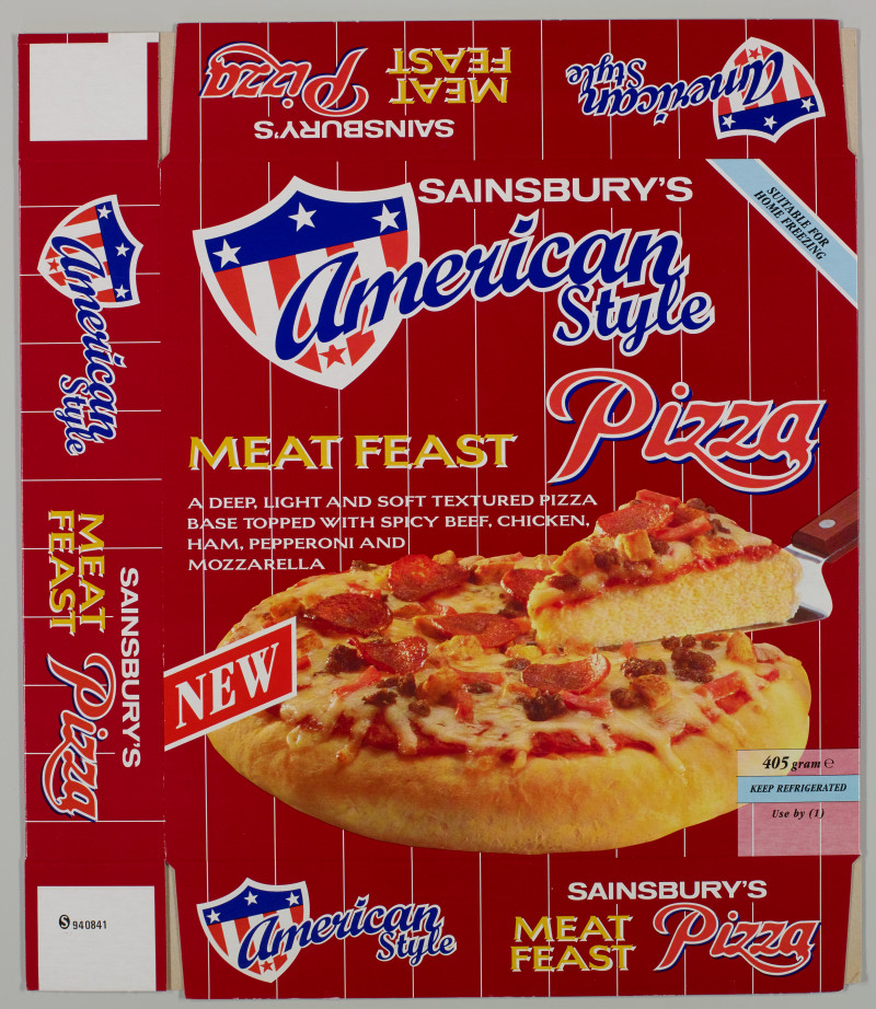 Cool Box Art on Twitter "Sainsbury's American Style Meat Feast Pizza