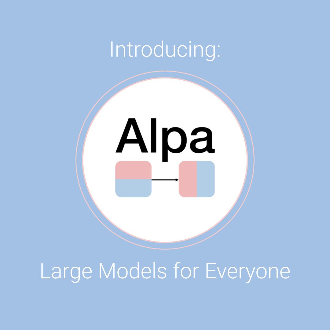 Alpa makes using large models simple, affordable and accessible by automating large-scale distributed training and serving with just a few lines of code.

Try free, unlimited OPT-175B text generation with Alpa!

opt.alpa.ai

#LLM #AI #ML #GPT3