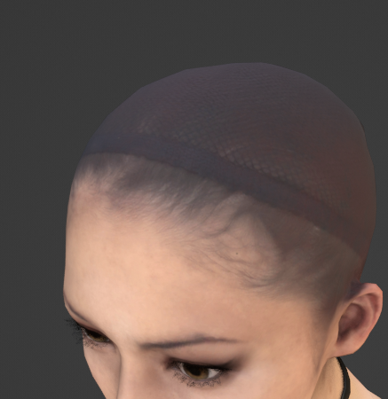 dvveet's tweet photo. Ada having a wig cap under her hair 😭😭 
Usually they're just bald but they went that extra mile https://t.co/YbxwUqwYXh