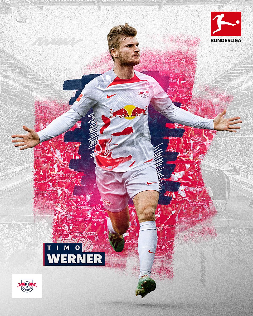 Bundesliga English (@bundesliga_en) on Twitter photo Hey <a href="/TimoWerner/">Timo Werner</a>, welcome back 😍
We are BUZZING to see the return of <a href="/RBLeipzig_EN/">RB Leipzig English</a>'s talisman on a four-year contract! Hey <a href="/TimoWerner/">Timo Werner</a>, welcome back 😍
We are BUZZING to see the return of <a href="/RBLeipzig_EN/">RB Leipzig English</a>'s talisman on a four-year contract!