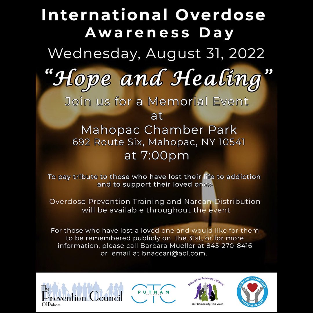 luciagua's tweet image. #overdoseawareness #putnamcountyny