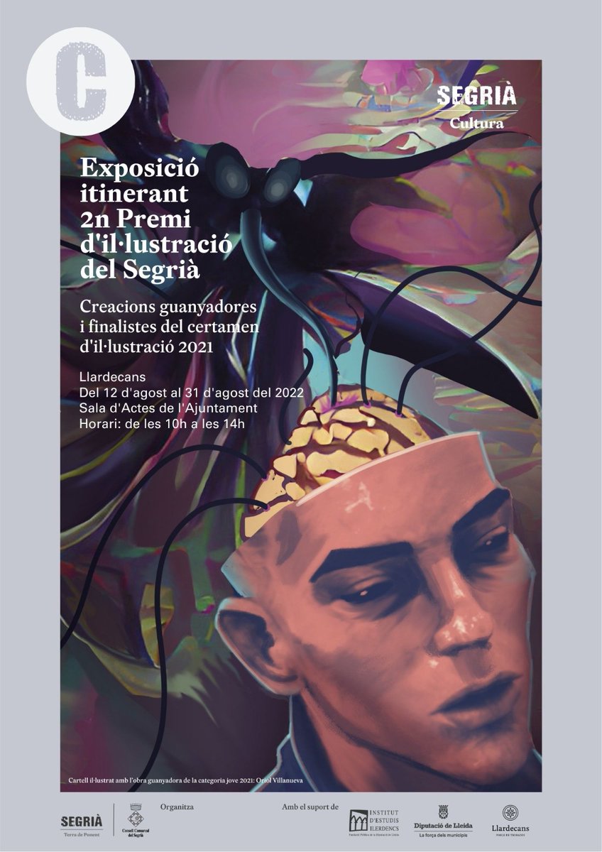 🖌️ L'exposició itinerant del Premi d'Il.lustració del #Segrià fa una nova parada

👁️Podeu veure les il.lustracions guanyadores i finalistes de la 2a edició del certamen a la sala d'actes de l'Ajuntament de #Llardecans

📆Fins el 31 d'agost!

#Segrià #TerraDePonent #TerraDeCultura