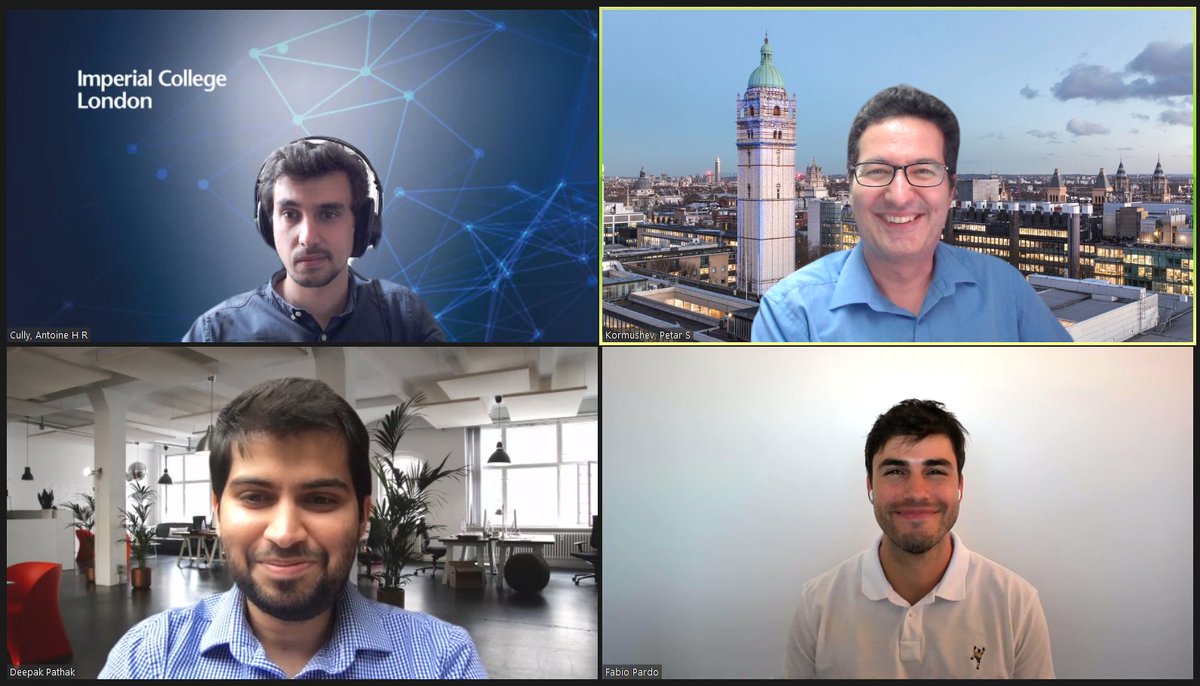 Petar Kormushev 🤖 (@petar_kormushev) on Twitter photo Hearty congratulations to my PhD student Fabio Pardo <a href="/PardoFab/">Fabio Pardo</a> for successfully passing his viva today! 🥳
Extremely grateful to the examiners Deepak Pathak <a href="/pathak2206/">Deepak Pathak</a> & Antoine Cully <a href="/CULLYAntoine/">Antoine Cully</a>
<a href="/RobotIntelliLab/">Robot Intelligence Lab</a> <a href="/ImperialRobots/">Imperial College Robotics Forum</a> <a href="/ImperialDyson/">Dyson School of Design Engineering</a>
<a href="/ImperialAI/">Imperial College AI Network</a> <a href="/imperialcollege/">Imperial College London</a> Hearty congratulations to my PhD student Fabio Pardo <a href="/PardoFab/">Fabio Pardo</a> for successfully passing his viva today! 🥳
Extremely grateful to the examiners Deepak Pathak <a href="/pathak2206/">Deepak Pathak</a> & Antoine Cully <a href="/CULLYAntoine/">Antoine Cully</a>
<a href="/RobotIntelliLab/">Robot Intelligence Lab</a> <a href="/ImperialRobots/">Imperial College Robotics Forum</a> <a href="/ImperialDyson/">Dyson School of Design Engineering</a>
<a href="/ImperialAI/">Imperial College AI Network</a> <a href="/imperialcollege/">Imperial College London</a>