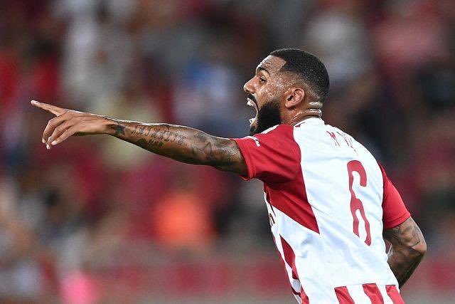 yannmvila's tweet photo. 🔜 Only one option! Qualification 🦁👊🏽⚔️💥⚽️🔴⚪️ #Bratislava #UEL #TeamMVILA @olympiacosfc https://t.co/eNC7w5HXCr