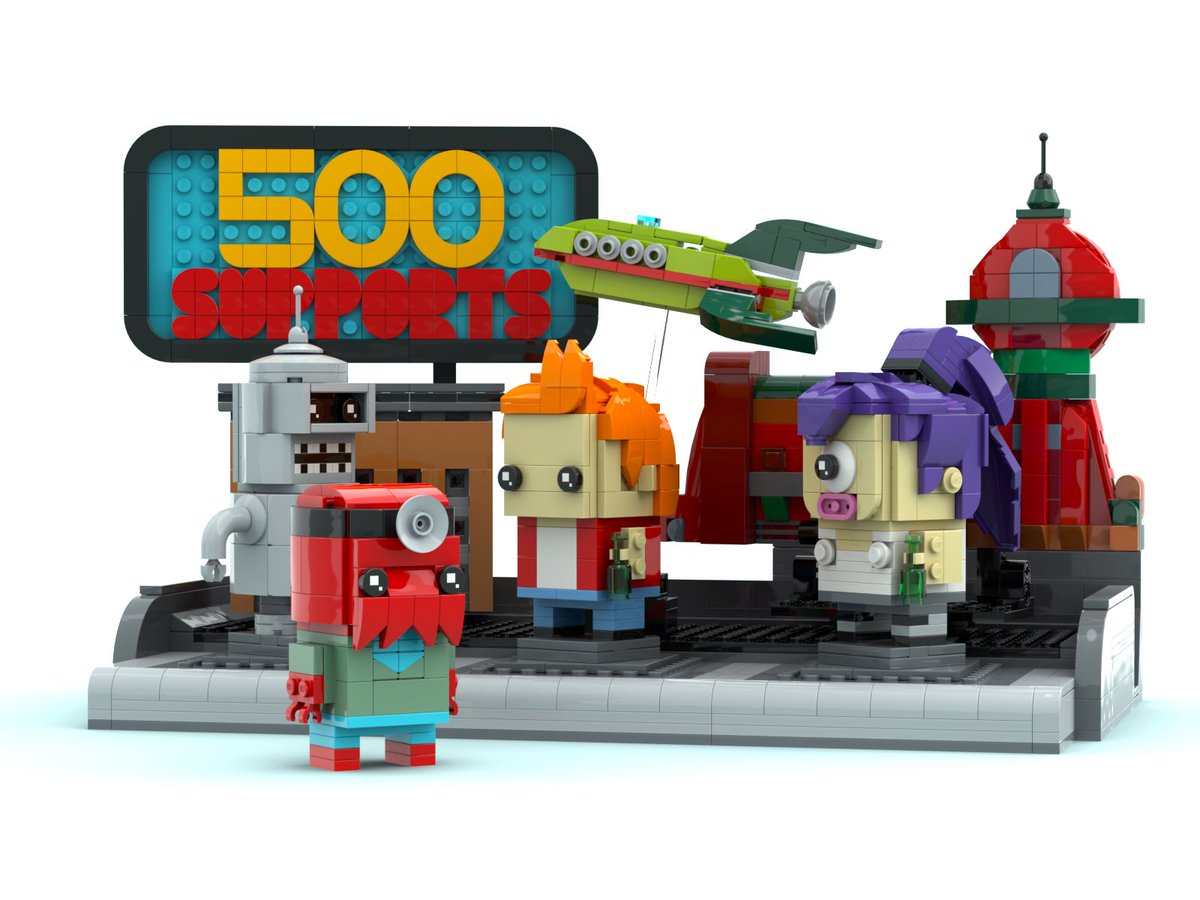 Hooray! 500 Supporters!

Fry didn't expect a 500 supporter physical.
Given Dr. Zoidberg's knowlegde of human anatomy, he can only hope to keep all his pieces...

Keep the support coming: tiny.cc/FBH

#Lego #Futurama #BrickHeadz #FuturamaBrickHeadz #LegoIdeas