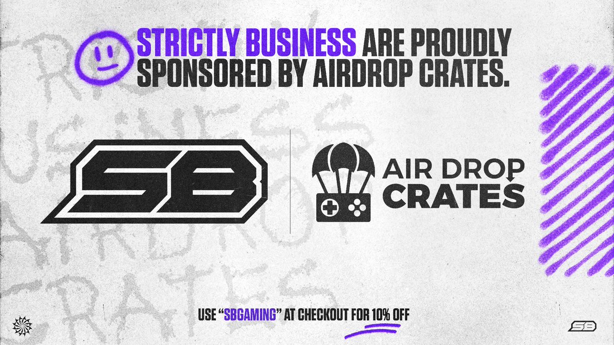sBusinessGaming's tweet image. Please check our sponsors out over at @AirDropCrates and use our code “sBgaming” at checkout for 10% off!! #AirDropArmy #GetDropped