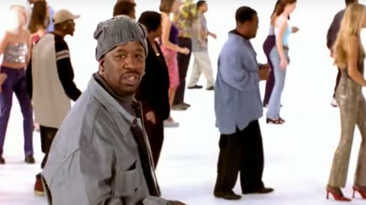 ThatPeterAustin's tweet photo. Q:
What is the net distance travelled after an entire performance of DJ Casper's The Cha Cha Slide? Assume a dance floor of infinite size and no corrective shuffling away from nearby dancers.
Show your workings.

A:
A thread. https://t.co/QJrtv5RrOO