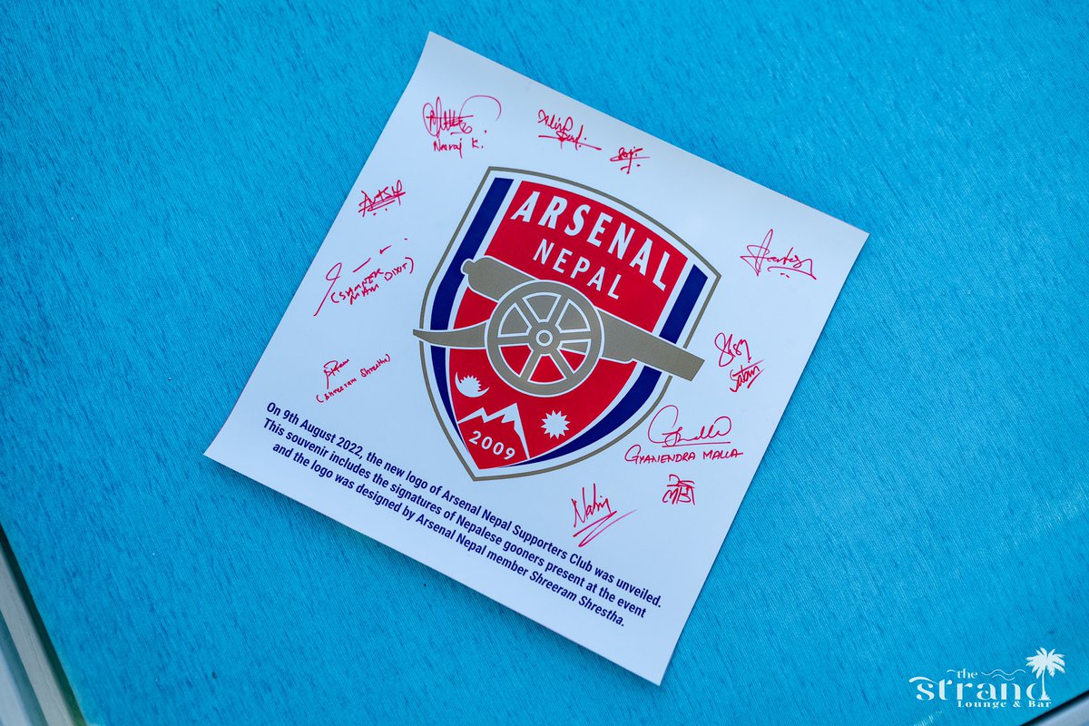 arsenalnepal09's tweet photo. “13 Years of Togetherness”
We have turned into our 13th year. 
The journey with you all our lovely Gooners from Nepal continues. 
On the occassion we have unveiled our New Official Logo. 
Thanks to @smadixit and @gyanu_gm11 for gracin’ our New Logo. 
Up the Nepali Gunners. https://t.co/myeHkbhzdC