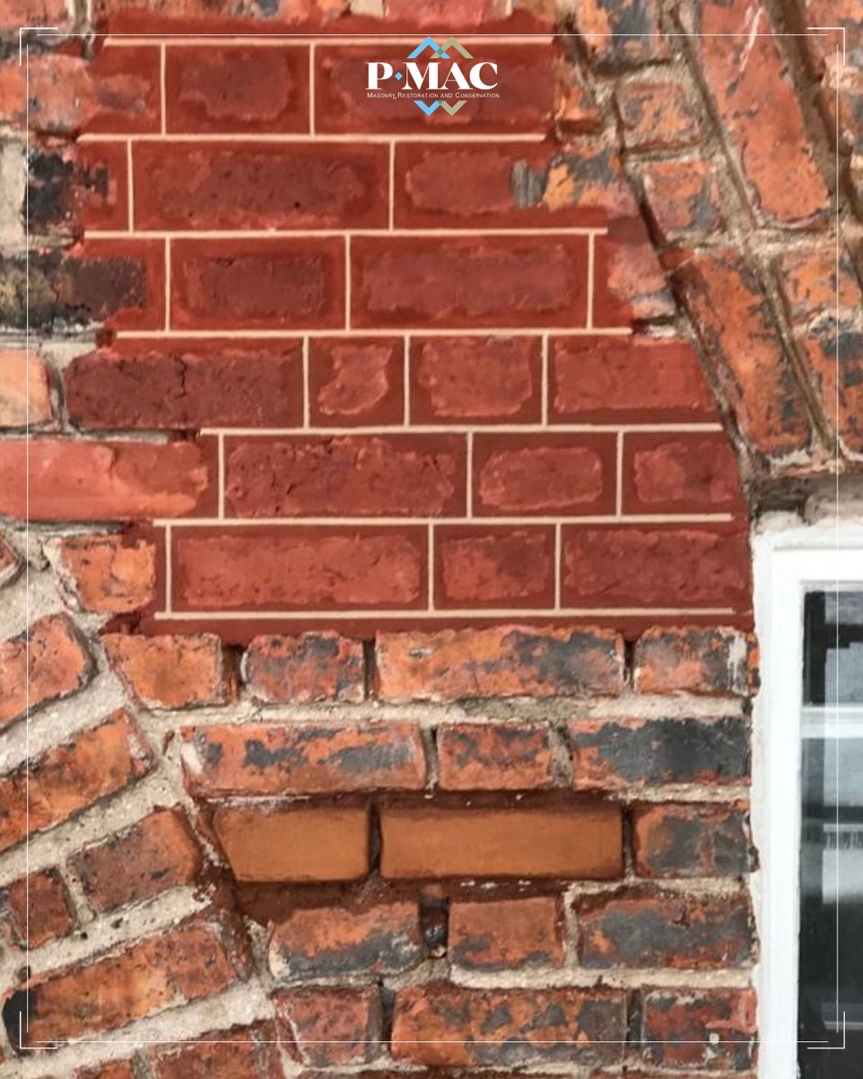 pmacdublin's tweet image. A sample of Irish wigging pointing that was approved for a PMac project in Limerick.
Irish wigging was a style of pointing used uniquely in Ireland from the 17th to 19th century to give irregular brickwork the effect of expensive, finely gauged brick. #wigging #irishwigging