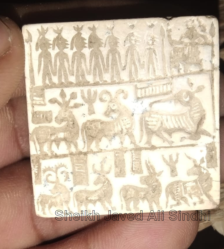 Never before seen Harappan Civilization seal depicting a Harappan king
