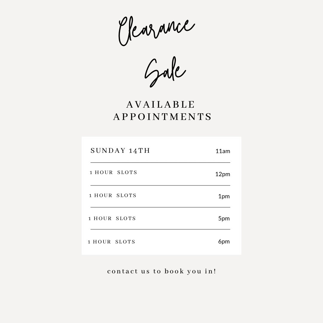 wallingfordbr's tweet photo. Friday and Saturday are fully booked! Here are the remaining sale slots on Sunday🤍 https://t.co/IYDwjSOmzN