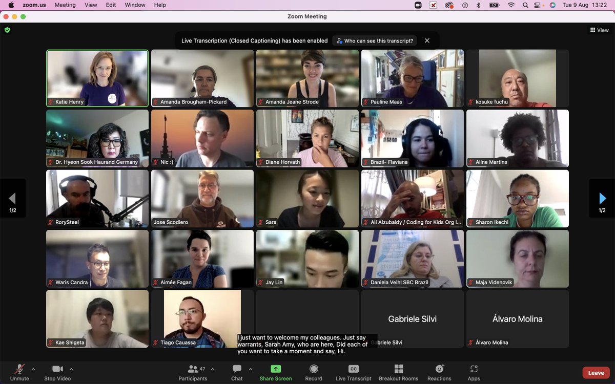 AJOBPickard's tweet image. Final #MicrobitChampion meeting of this year.
Super exciting things coming with the new #PythonEditor for @microbit_edu launching in September ☺️
Keep a wee eye out 👍