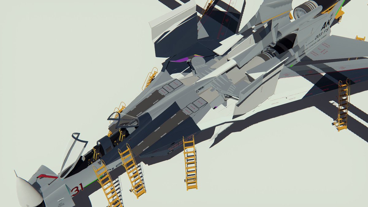 New Plane——F/A-31D
simpleplanes.com/a/CTWkK9/FA-31D

FA-31D is a fictional fighter.It combines some appearance features of F14 and mig31. #SimplePlanes