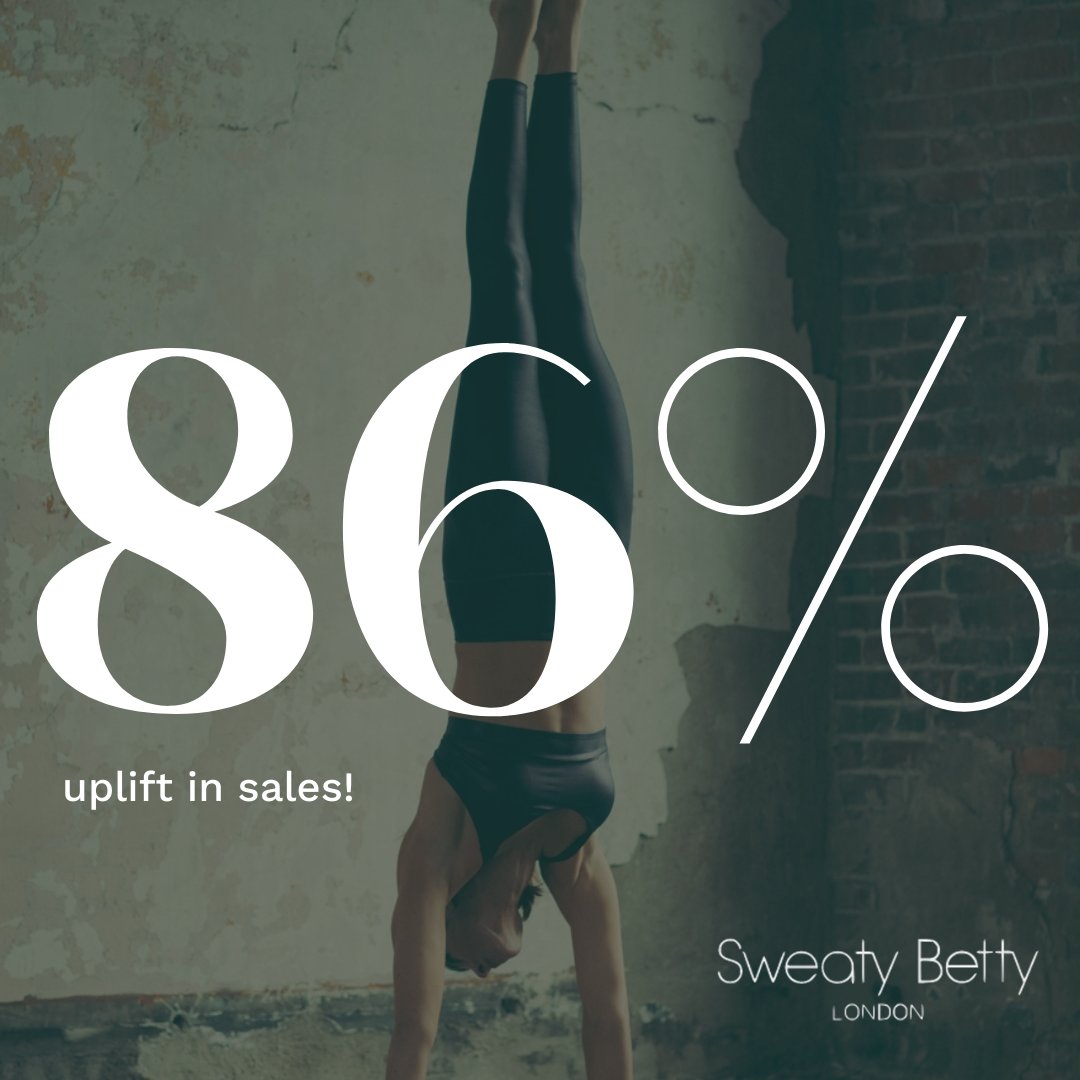 For Valentine’s Day, Sweaty Betty wanted to reach out to their customers. They sent handwritten cards to their UK and US Insiders and some of their Non-Insiders.

There were strong results across the board, particularly from US Insiders with strong uplifts of up 86%!