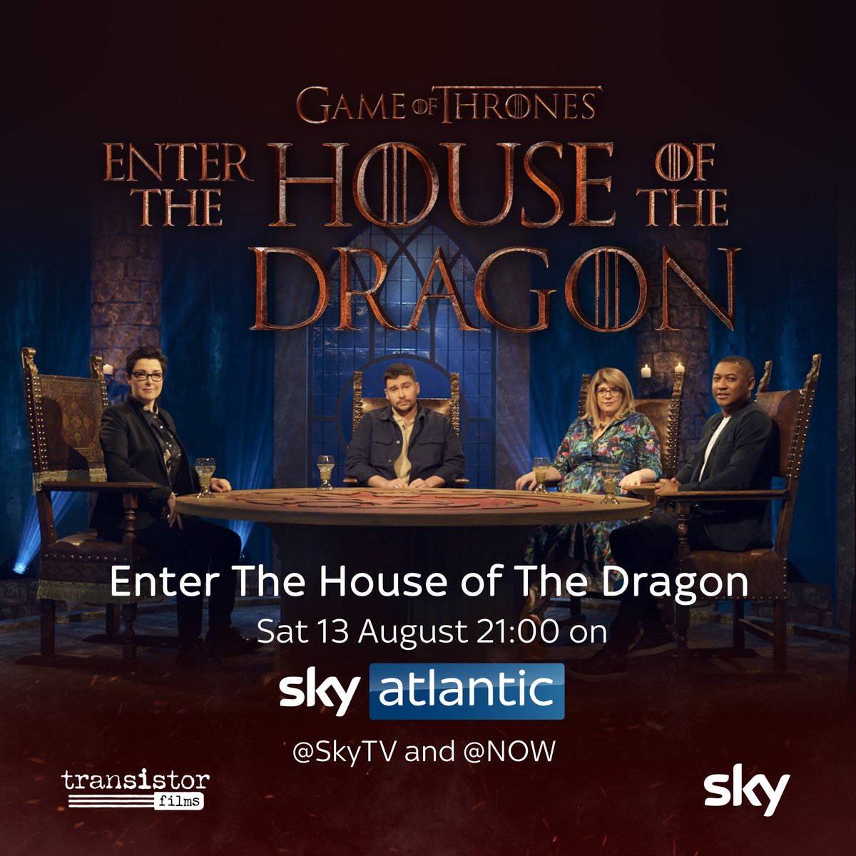 Thronecast (@thronecast) on Twitter photo Hold the door! Join <a href="/sueperkins/">Sue Perkins đź’™</a> and Enter The House of the Dragon with guests <a href="/RickieHW/">Rickie H-Williams</a>, <a href="/jenlion/">Jenny Ryan</a> and Ser Podrick Payne himself, Daniel Portman. This Saturday at 9pm on Sky Atlantic and Sky Showcase! Hold the door! Join <a href="/sueperkins/">Sue Perkins đź’™</a> and Enter The House of the Dragon with guests <a href="/RickieHW/">Rickie H-Williams</a>, <a href="/jenlion/">Jenny Ryan</a> and Ser Podrick Payne himself, Daniel Portman. This Saturday at 9pm on Sky Atlantic and Sky Showcase!