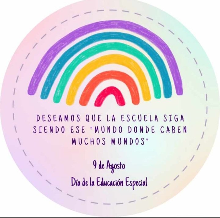 Dia de la Educación Especial.. trabajando siempre por una escuela inclusiva.. teniendo en cuenta la individualidad de cada uno de las personas que las conformamos! ❤