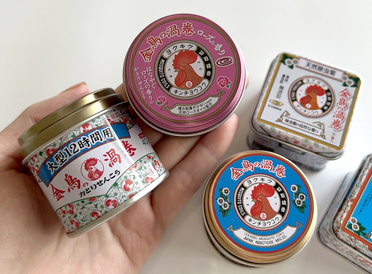 400円のガチャガチャ！金鳥の渦巻蚊取り線香メモ缶がかわいい！