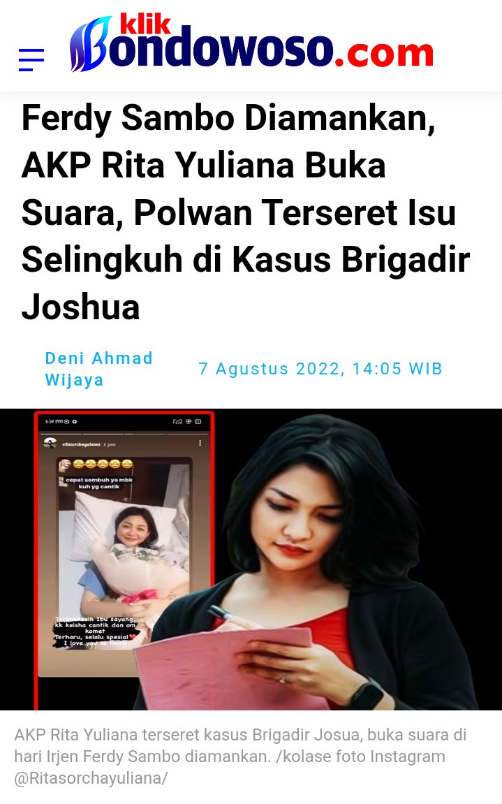 Sherly0ctaviany's tweet photo. Breaking News
Ferdy Sambo Tersangka 

Mengapa Motif Penembakan Dan Pembunuhan Terhadap Brigadir J Tidak Diungkapkan. Padahal Sudah Ada Keterangan Dari Saksi Tersangka Bharada E &amp; Brigadir RR

Apakah ini Terkait Dengan Isu Perselingkuhan, Porstitusi, Judi Online Atau Geng Mafia ? https://t.co/jDCmbbGoiV