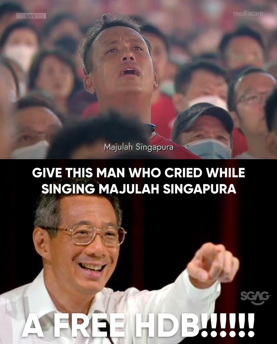 Can totally feel his 🇸🇬 love #ndp2022