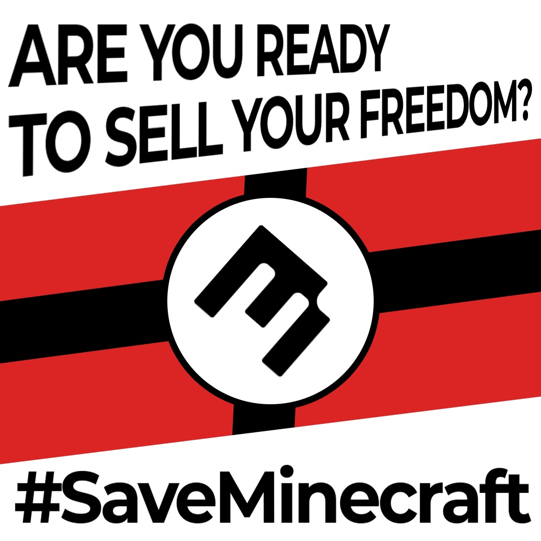 Roman861541231's tweet image. @Microsoft @Minecraft, We are not Russian bots, we are your players, and we don't want you to add this infernal system to Minecraft, Microsoft why do you hate us, why do you want to kill Minecraft???
#SaveMinecraft #NotMicrosoft #notourminecraft