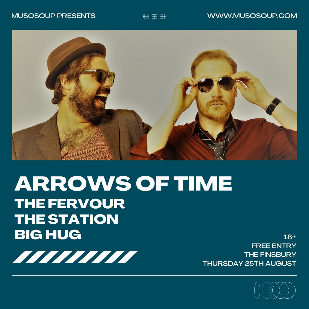 arrowsoftime's tweet image. #London ×× we're playing a show at @TheFinPub on Aug 25th! Mother Mary &amp;amp; Jesus Christ recently RSVPd and that makes us very excited! 🏹🏹🏹