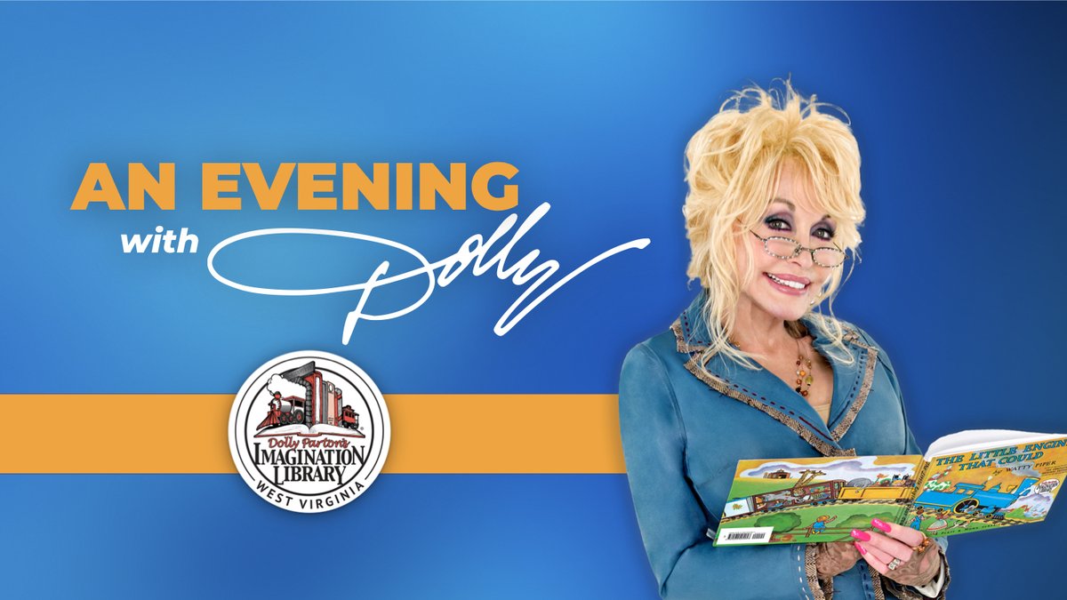 WVEducation's tweet photo. It’s Dolly Day and we are so excited! 😊 The WVDE and @HarlessJune are thankful that @DollyParton will be celebrating WV’s statewide participation in @dollyslibrary with us. 

Join the fun at 5:30 p.m. via @wvpublic's livestream 👉 https://t.co/xhN5mmCXiI. 
#WVEd #DollysLibrary https://t.co/ypkrQqg6he
