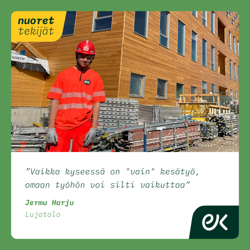 Elinkeinoelama's tweet photo. Nuoret kokevat rakennusalan työn merkitykselliseksi ja kehuvat sekä vastuullisuuden huomioimista että työilmapiiriä @LujaGroup'lla. 🙌

Tutustu rakennusalaan tarkemmin #NuoretTekijät -jutussa 👇

@RTryfi