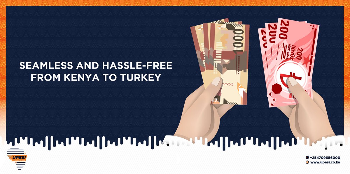 UpesiMoney's tweet photo. Support their education swiftly from Kenya to Turkey using Upesi Money Transfer. To send money, visit https://t.co/PlgAktVZ2w or call us at 0709 656 000 and 0770 999 865 on WhatsApp.

#YourSwiftestPartner #ToHomeAndTheWorld #UpesiMoneyTransfer #SendMoney https://t.co/lJ4jTSg22B