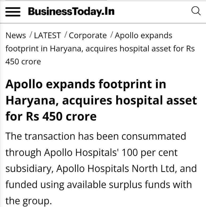 AayusiSingh's tweet photo. This hospital is really very much perfect and all the people of gurugram is really very much happy #ApolloNowInGurugram https://t.co/KfKO1e7NUt
