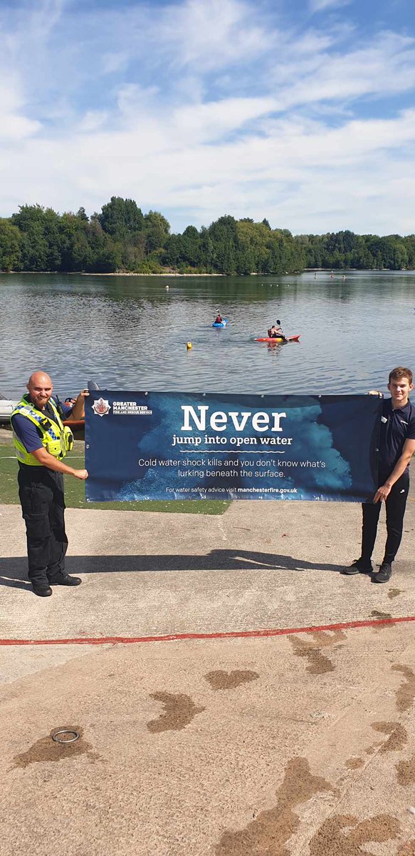 Please be mindful during these hot days and DO NOT jump into reservoirs as there are hidden dangers. @MCRActive @Better_Mcr #Safe4Summer